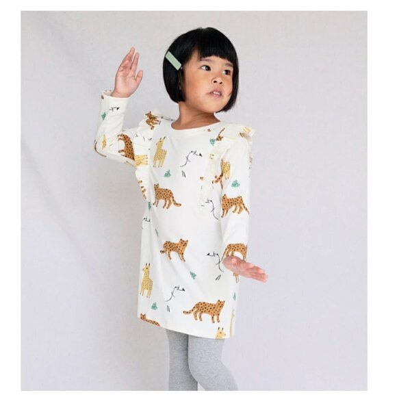 TEA Peruvian Friends Ruffle Dress NWT - Picture 1 of 5